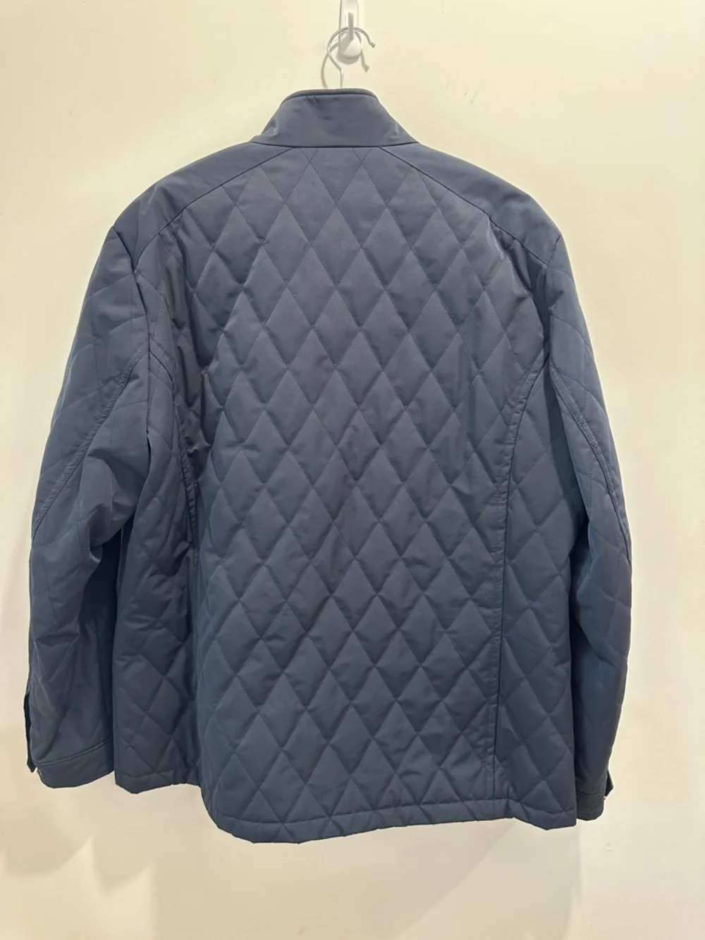 Ted Baker Men's Size 7 XL Quilted Blue Jacket - Lightweight Casual Coat, Nylon